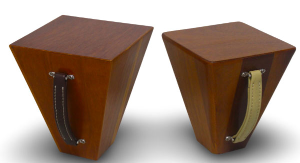 hardwood timber snare cajon with handle